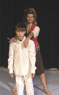 barrett barnes as 10 year old tommy with rachel deegan as the acid queen